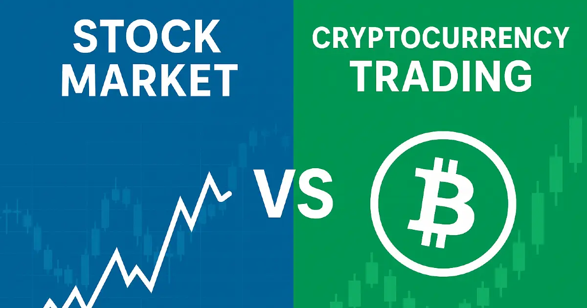 Read more about the article Stock Market vs. Cryptocurrency Trading Which Is Best?